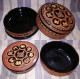 Newer Burma  Regular 2-piece Hand-painted, Hand Etched Covered Box Intricate Work Ca 1990 - Art Asiatique