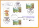 2007 Moldova Cover Special Cancellation "Month Of The Forest", Nature, Mushrooms, Birds - Moldova