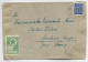 GERMANY 75C POST SOLO LETTRE COVER BRIEF LOBAU 1946 + VIGNETTE ESPERENTO LERNT TO GENEVE SUISSE - Briefe U. Dokumente