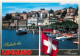 13303289 Lugano Lago Di Lugano Hafen Bootsanleger Schweizer Flagge Lugano Lago D - Other & Unclassified