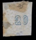 Grece N° 0045 Oblitéré 20 L Outremer Chiffre 20 Au Verso - Used Stamps