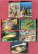 Turkey- Turk Telecom- Turkish Sea Life- Used Pre Paid Phone Cards By 50 & 100 Units- Lot Of SEVEN Cards- - Turkey