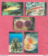 Turkey- Turk Telekom- Turkish Sea Life- Prepaid Phone Card Used By 50 & 100 Units- Lot Of Five Cards. - Turquie