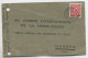 GERMANY 45 POST SOLO POST CARD DEFAUT 21.8.1946 TO CROIX ROUGE GENEVE SUISSE - Other & Unclassified