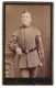 Fotografie Gebr. Rummel, Germersheim, Junger Soldat In Musiker Uniform Rgt. 17, Bajonett Mit Portepee  - Anonymous Persons