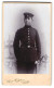 Fotografie Hans Kröger, Flensburg, Junger Soldat In Uniform Mit Bajonett  - Anonieme Personen