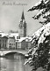 13242389 Zuerich ZH Partie An Der Limmat Blick Zur Kirche Neujahrskarte Zuerich  - Other & Unclassified