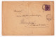 Postal Stationery 1888 Warthausen Ochsenhausen Deutschland Allemagne - Briefe