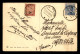 CARTE TAXEE - 1 TIMBRE TAXE A 30 CENTIMES SUR CARTE D'ITALIE ENVOYEE A MARSEILLE - 1859-1959 Covers & Documents