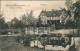 Rheine Westfalen Solbad Gottesgabe Kurhaus - Garten, Springbrunnen 1911 - Rheine