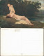 Künstlerkarte: Gemälde ED. LEBIEDZKY. Nach Dem Bade. Schöne Nackte Frau 1913 - Paintings