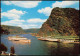 Sankt Goar Schiffe Dampfer Passieren Rheintal An Der Loreley 1980 - St. Goar