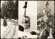 Thale (Harz) Schwebebahn Zum Hexentanzplatz Im Winter 3 Bild 1974 - Other & Unclassified