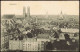 Ansichtskarte München Totale 1913 - München