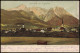Ansichtskarte Garmisch-Partenkirchen Stadt Mit Zugspitze 1902 - Garmisch-Partenkirchen