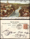 Ansichtskarte Freiburg Im Üechtland Fribourg Stadtpartie - Brücke 1903 - Sonstige & Ohne Zuordnung