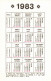 Delcampe - H2243 - 9 X Taschenkalender Kalender - Klein Formaat: 1981-90