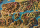 13089309 Tessin Ticino Panoramakarte Der Drei Seen Tessin Ticino - Altri & Non Classificati