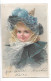 Carte Precurseur Jolie Femme Art Moderne Enrubannee N0174 - 1900-1949