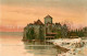 13014117 Chillon Chateau Lac Leman Schloss Genfersee Kuenstlerkarte Montreux - Andere & Zonder Classificatie