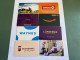 - 4 - Sweden Gift Cards 8 Different - Cartes Cadeaux