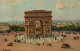 N° 2483 W -cpa Paris -illustrateur- Arc De Triomphe- - Triumphbogen