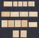 1938-41 BAHRAIN, Stanley Gibbons N. 20/37 - Giorgio VI - MH* - Andere & Zonder Classificatie