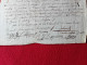 Delcampe - DIPLOME CERTIFICAT A JEAN BAPTISTE CLOUET Blessé DU 4è BATAILLON DES VOLONTAIRES DE L EURE 1801 CACHET AUTOGRAPHES - Historical Documents