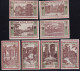 8x Wörlitz: Je 4x 25 + 50 Pfennig Bis 1.7.1922 - Collections