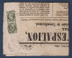 Napoléon  Paire N° 11 Sur Journal Entier Bulletin D' Espalion - 1853-1860 Napoléon III