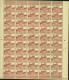 Tunisie 1941 - Colonie Française- Timbres Neufs. Yvert Nr.: 221.Feuille De 50 Avec Coin Date 20/8/41..... (EB) AR-02709 - Neufs
