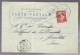 Pantin. Société Anonyme Française Stern-Sonneborn. Timbre Quittances Et Décharges 10c Sur Carte Postale ??? (A17p43) - 1877-1920: Période Semi Moderne