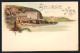Lithographie Nice, Vue Panoramique Eines Teils Der Stadt  - Other & Unclassified