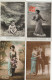 Delcampe - LOT De Plus De 400 CPA FANTAISIE ( Femmes Hommes Enfants Couples Fleurs ) En Bon état - 100 - 499 Postcards