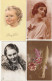 Delcampe - LOT De Plus De 400 CPA FANTAISIE ( Femmes Hommes Enfants Couples Fleurs ) En Bon état - 100 - 499 Postkaarten