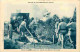 38 - Chambaran - Camp De Chambaran - Pièce De 220 Court En Recul Au Départ Du Coup - Animée - Soldats - Militaria - CPA  - Autres & Non Classés