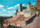 11 - Carcassonne - La Cité Médiévale - La Porte D'Aude - Le Château Comtal - La Tour De L'Evêque - Etat Léger Pli Visibl - Carcassonne