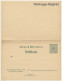 Ganzsache: Königreich Württemberg 5 Pf. Mit Antwort (Vintage PC 1891) - Briefkaarten