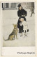 Brynolf Wennerberg: Lady & Girl Donate To Red Cross Shepherd Dog (Vintage PC ~1920s) - Croce Rossa