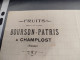 FACTURE ANCIENNE 1926/ FRUITS / BOURSON-PATRIS/CHAMPLOST89 - Andere & Zonder Classificatie