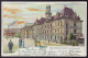 WINTERTHUR, Postgebäude, Künstlerkarte Sign. C. Steinmann, Bahnpoststempel Winterthur 1902 - Winterthur