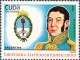 Cuba Poste N** Yv:2879-82 Historia Latinoamericana Argentina J.San Martin - Nuevos