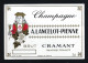 Etiquette Champagne Brut  A Lancelot Pienne  Cramant  Marne 51 " Valet De Trèfle" - Champagne