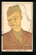 AK Karikatur Gen. D. Eisenhower, Opperbevelhebber  - Politische Und Militärische Männer
