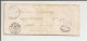 Lettre De Flamanville (La Manche) Pour Paris De 1857 - Taxe 30 - 1849-1876: Classic Period