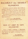 CAPPIELLO - Cartoncino Pubblicitario Firmato Francese RACAHOUT Des ARABES - Andere & Zonder Classificatie