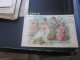 Frohliche Weihnachten Angels Children Old Litho Postcards - Autres & Non Classés