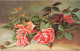 FLEURS - Des Roses Fraichement Cueillies - Colorisé - Carte Postale Ancienne - Fleurs