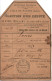 CARTE ELECTEUR VILLE DE PANTIN 1910  ELECTION DEPUTE - Documents Historiques