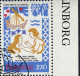 Feroe Poste Obl Yv: 69/72 Ballade Médiévale Harra Pætur Og Elinborg Bord De Feuille (TB Cachet Rond) - Faroe Islands